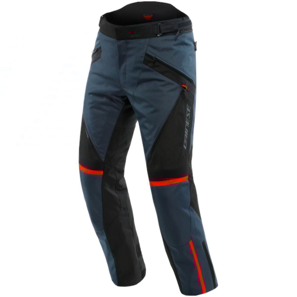 DAINESE Tempest 3 D-Dry Pants Ebony-Black-Lava Red