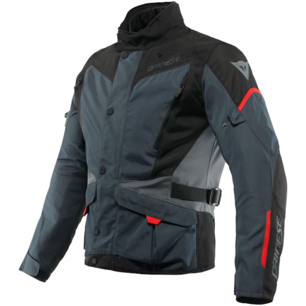 DAINESE Tempest 3 D-Dry Jacket Ebony-Black-Lava Red