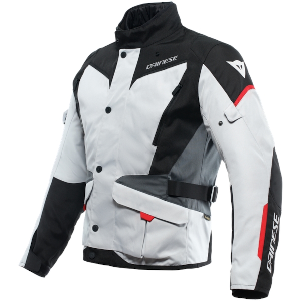 DAINESE Tempest 3 D-Dry Jacket Grijs-Zwart-Lava Rood