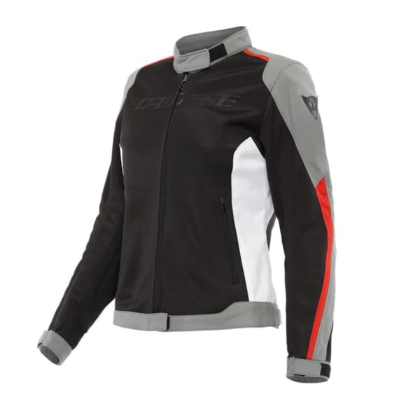 DAINESE Hydraflux 2 Air Lady D-Dry Jacket Black-Charcoal Grey-Lava Red