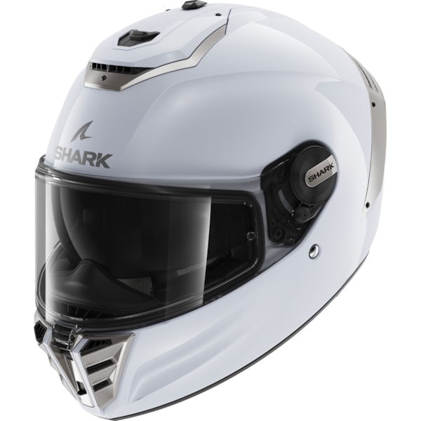 SHARK Spartan RS Blank Blanc-Argent W01