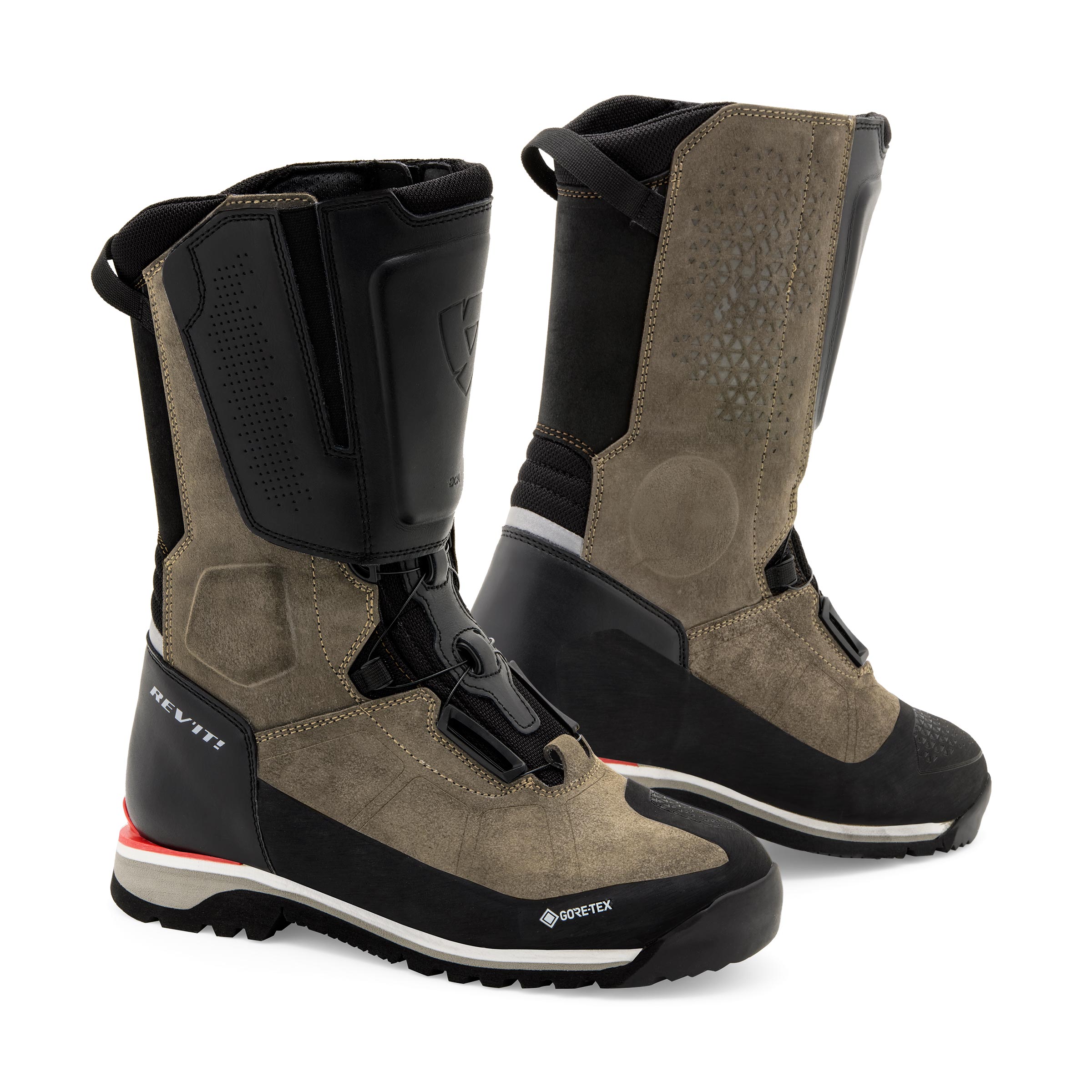 Gore-Tex® motorlaarzen en -schoenen heren REV'IT! Discovery GTX Bruin