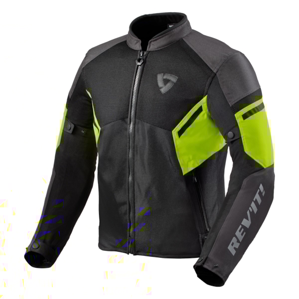 REV'IT! GT-R Air 3 Zwart - Fluogeel