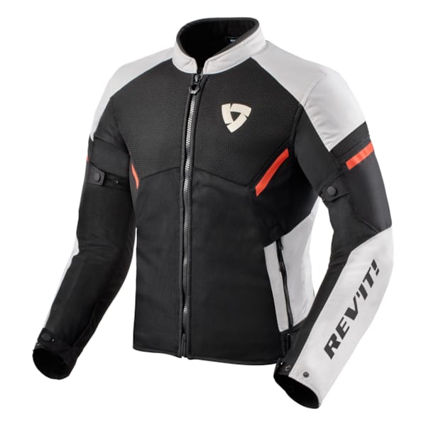 REV'IT! GT-R Air 3 Blanc - Rouge fluo