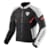 Men's summer motorcycle jacket and hoodie REV'IT! GT-R Air 3 White - Fluorescent Red