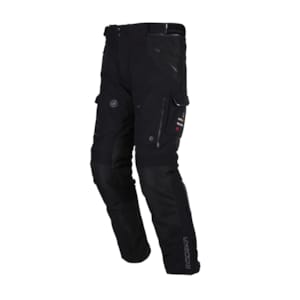 Pantalon moto en textile hommes MODEKA Panamericana II Pants Noir Long