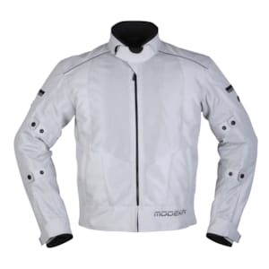 Men's summer motorcycle jacket and hoodie MODEKA Veo Air Light Grey