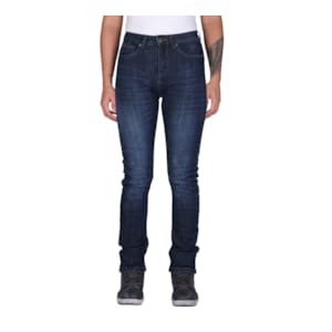 Women's motorcycle jeans MODEKA Tabera Lady Soft Wash Dark Blue Length 30"