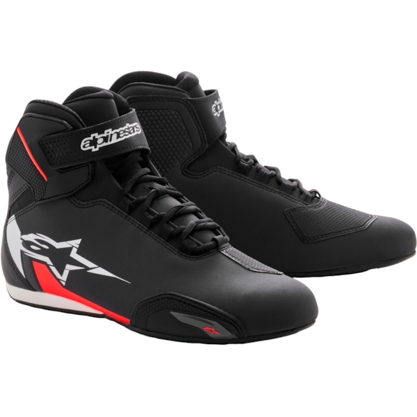 ALPINESTARS Sektor Shoes Black-White-Red Fluo