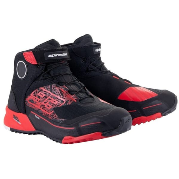 ALPINESTARS CR-X Drystar Shoes MM93 Noir-Rouge Vif