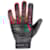 Summer gloves IXS Evo-Air Black - Dark grey Red