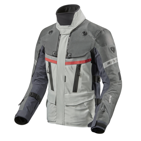 REV'IT! Dominator 3 GTX Jacket Zilver - Blauw
