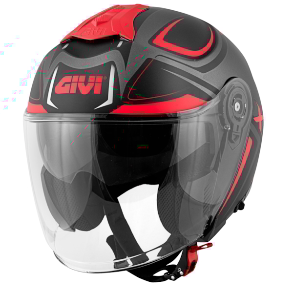GIVI X.22 Planet Hyper Mat Titanium-Noir-Rouge