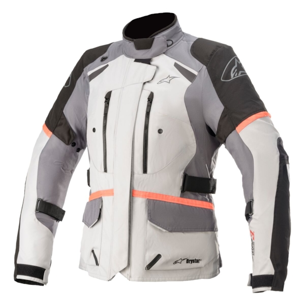 ALPINESTARS Stella Andes V3 Drystar Jacket Ice Grijs-Donker Grijs-Zwart-Koraal