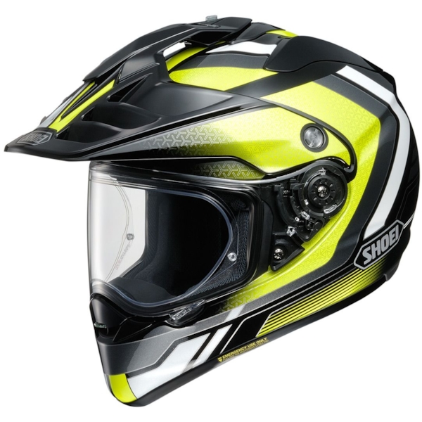 SHOEI Hornet ADV Sovereign Black-Yellow-White TC-3
