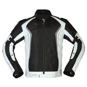 Men's summer motorcycle jacket and hoodie MODEKA Khao Air Black - Light Grey