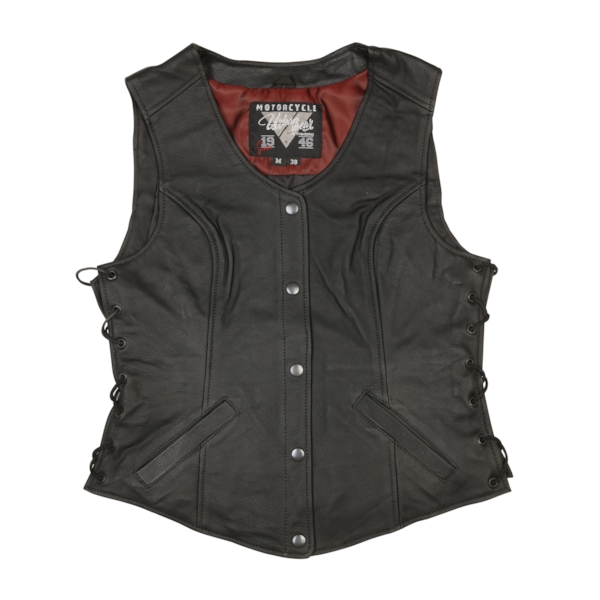 Hommes Gilet Live 2 Ride Noir Cuir Vachette Boutonné Slim Hommes Gilet Live 2 Ride Noir Cuir Vachette Boutonné Slim