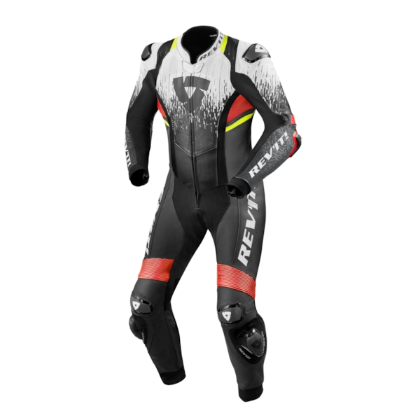 REV'IT! Quantum 2 1-piece suit Wit - Fluorood