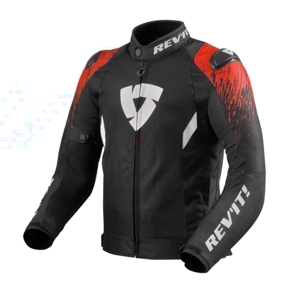 REV'IT! Quantum 2 Air Jacket Noir - Rouge