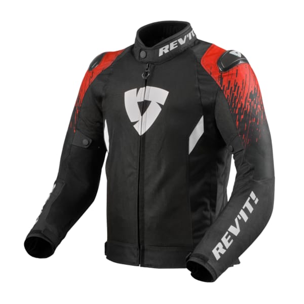 REV'IT! Quantum 2 Air Jacket Noir - Rouge