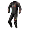 ALPINESTARS GP Force Chaser 1PC Suit Noir-Rouge Fluo