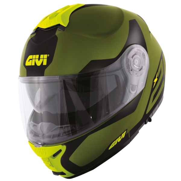 GIVI X.21 Challenger Spirit Mat Militair Groen-Zwart-Geel