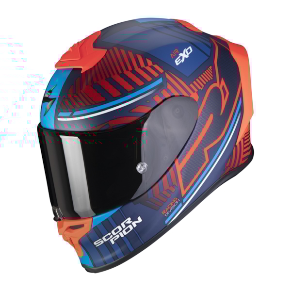 SCORPION EXO-R1 Air Victory Mat Blauw-Rood