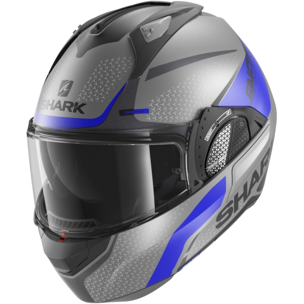 SHARK Evo GT Encke Mat Anthracite-Bleu-Noir ABK