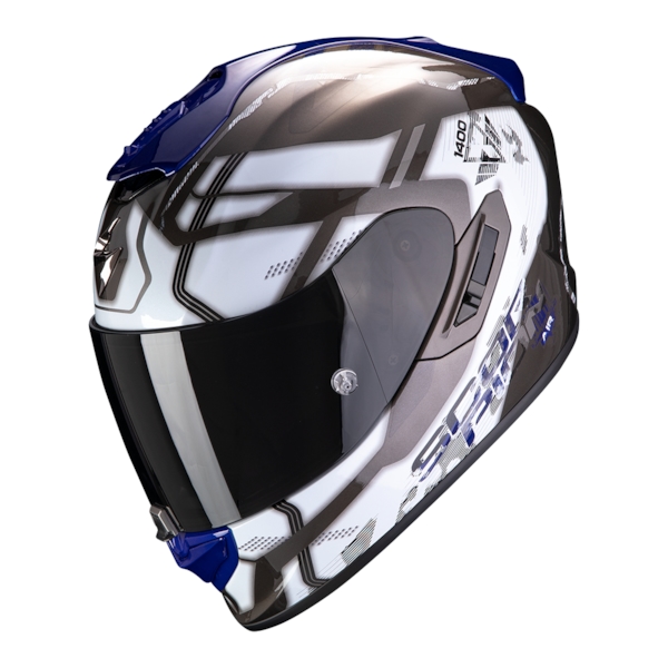 SCORPION EXO-1400 Air Spatium  Wit-Blauw