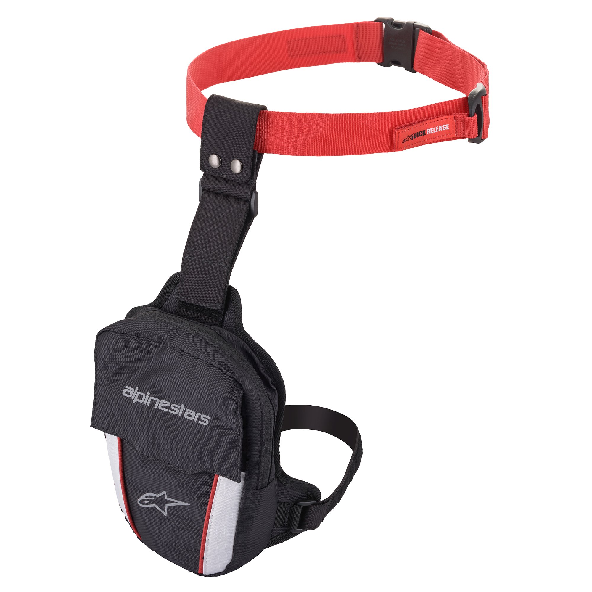 Hip, leg and chest bags ALPINESTARS Access Thigh Bag Black-Red-White