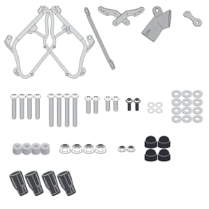 Motorcycle-specific mounts GIVI PLX - Side case holders for V35 or V37 cases PLX1186