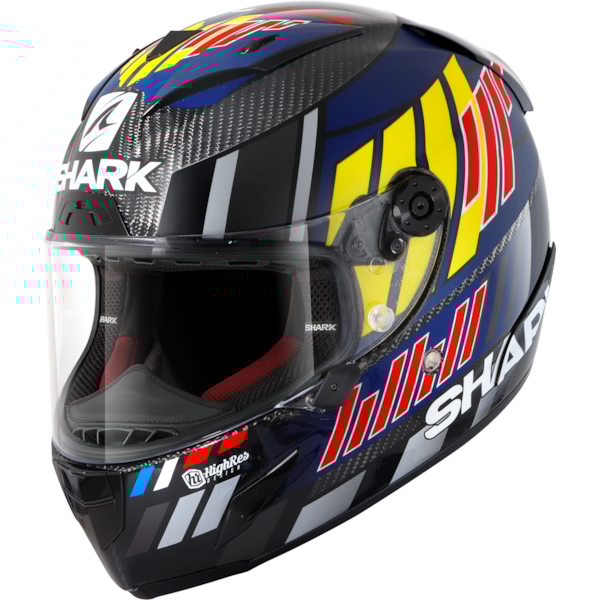 SHARK RACE-R Pro Carbon Rep. Zarco Speedblock Carbon-Blauw-Rood DBR