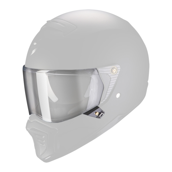 SCORPION Visière EXO-HX1 (KDF19) Iridium argent