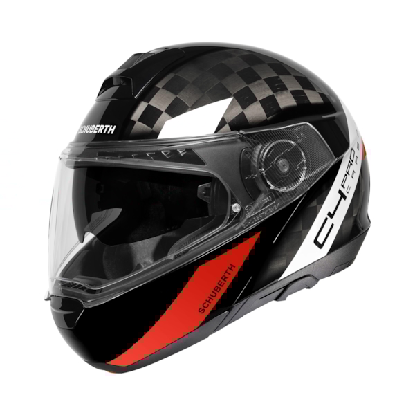 SCHUBERTH C4 Pro Carbon Avio Noir - Rouge
