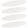 CHAFT Reflective helmet decals White (4 pieces)