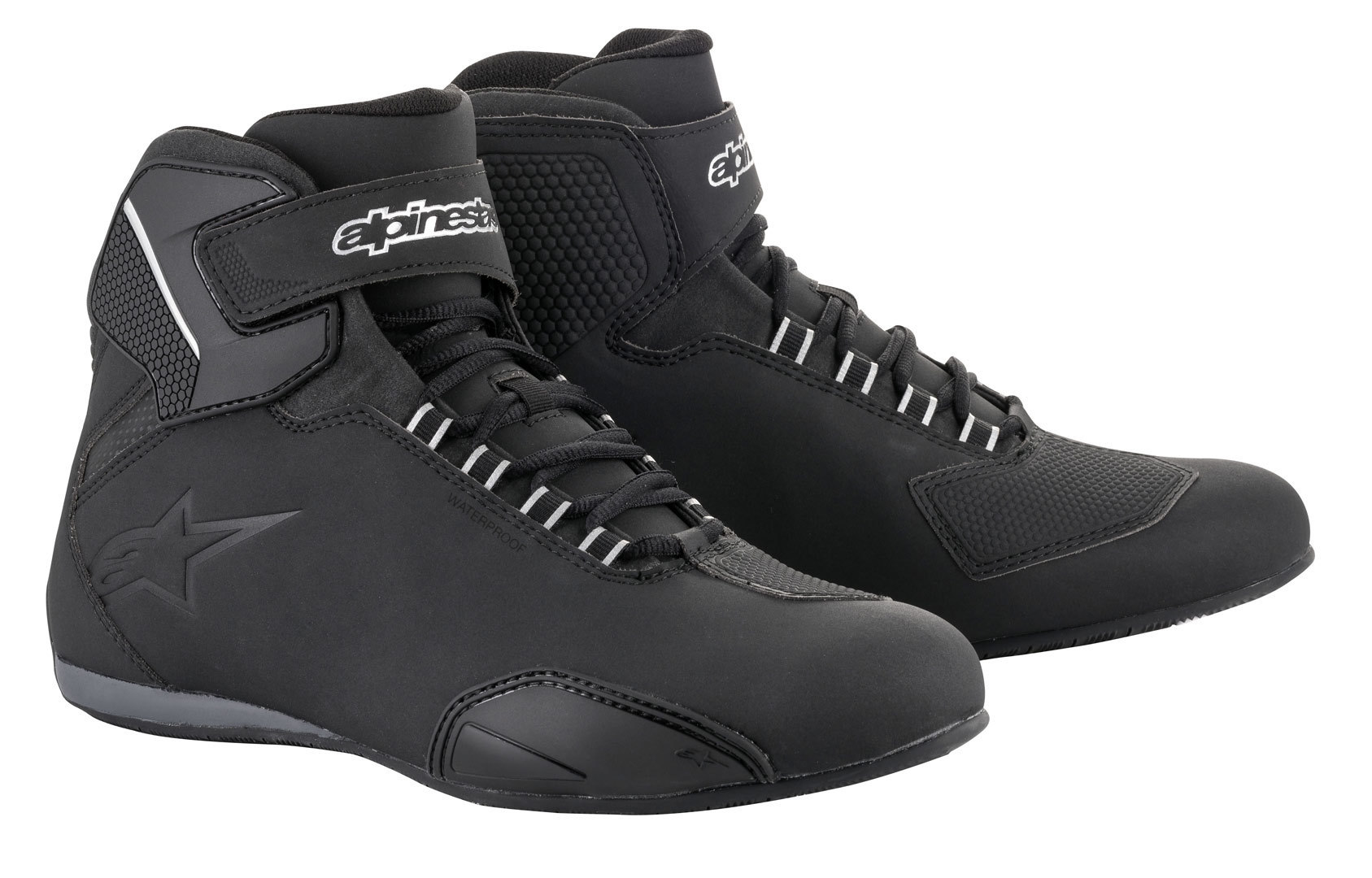Motorschoenen heren ALPINESTARS Sektor Waterproof Shoes Zwart