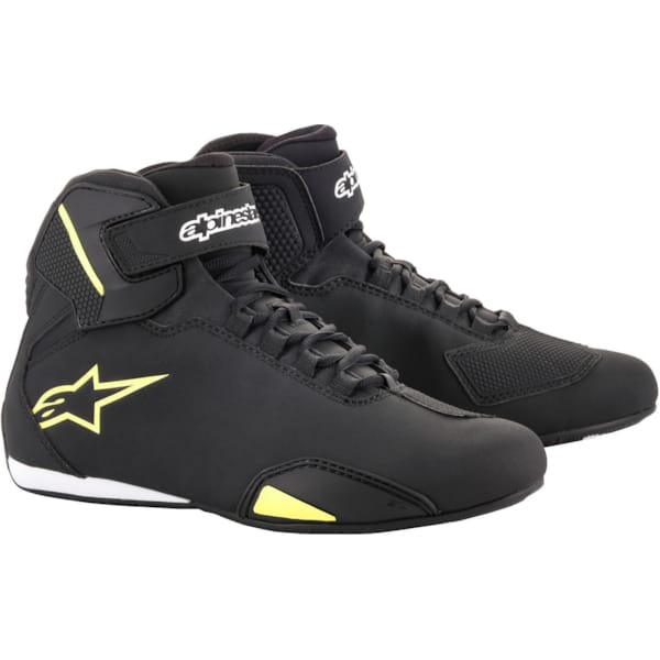 ALPINESTARS Sektor Shoes Black-Yellow Fluo