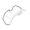 GIVI Afdichtingsrubber voor één koffer V37 Z795R
