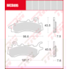 TRW Brake pads MCB895 Allround organic