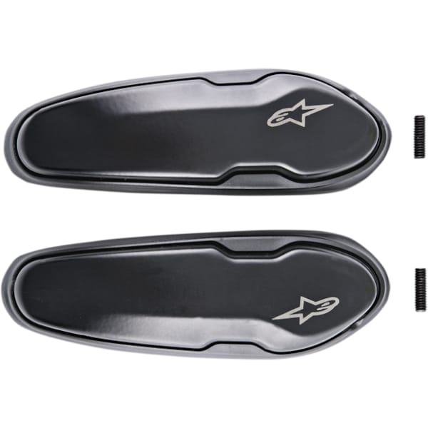 ALPINESTARS Sliders de bottes Aluminium AS03M Noir