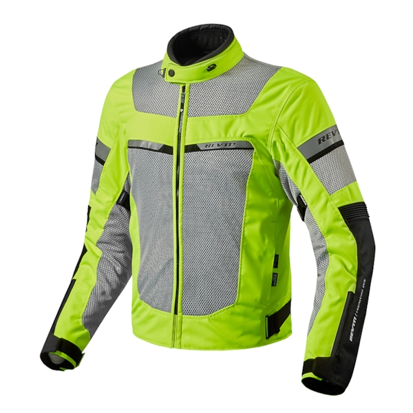 REV'IT! Tornado 2 HV Jacket Fluogeel - Zilver