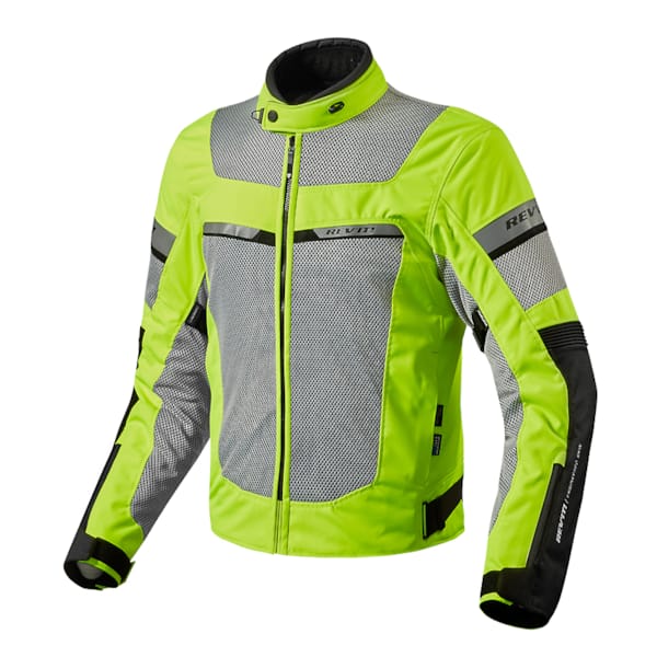 REV'IT! Tornado 2 HV Jacket Fluogeel - Zilver