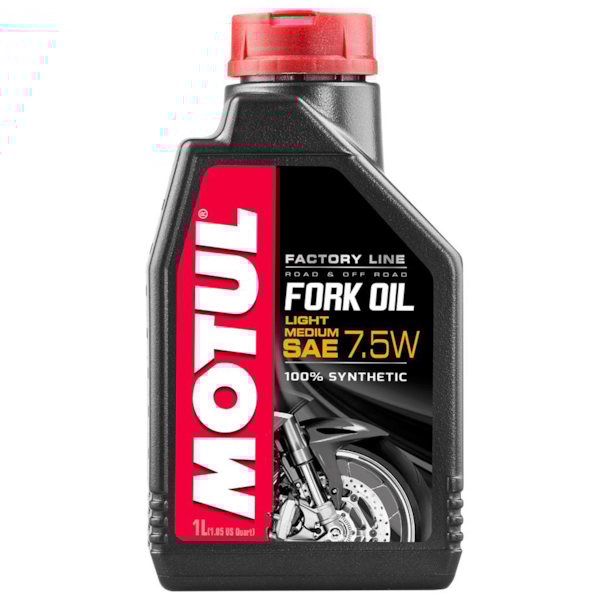 MOTUL Huile de fourche 7,5W synthétique factory line 1 litre