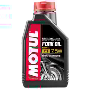 Voorvork en schokdemperolie MOTUL Voorvorkolie 7,5W synthetisch factory line 1 liter