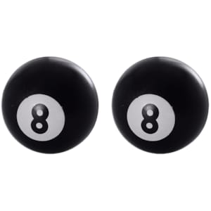 Valve caps OXFORD 8 Ball Black