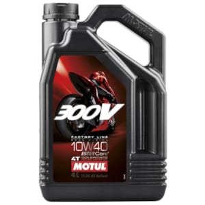 Motorolie 4T MOTUL 10W-40 synthetisch 300V Factory line road racing 4 liter