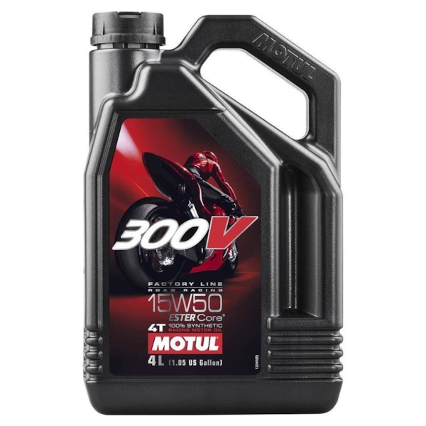 MOTUL 15W-50 300V Factory road racing synthétique 4 litres