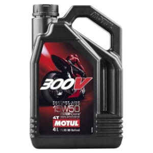 Engine oil 4T MOTUL 15W-50 300V Factory line road racing synthetic 4 litres