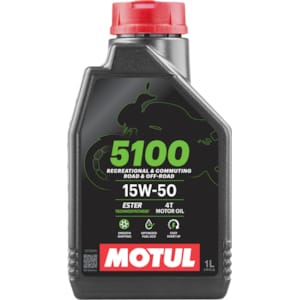 Motorolie 4T MOTUL 15W-50 semi-synthetisch 5100 1 liter