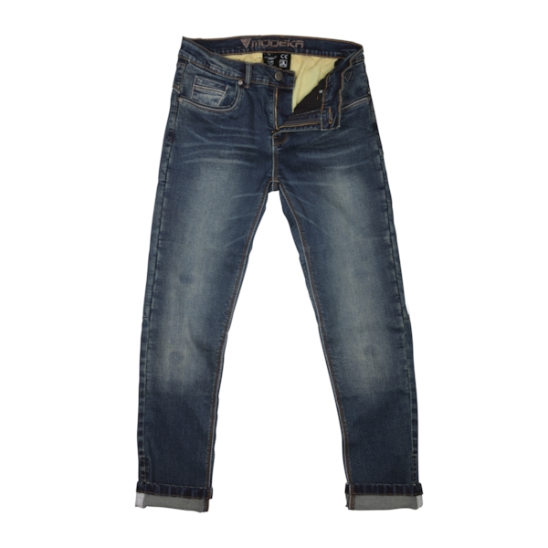 MODEKA Glenn Slim Stone Wash Blauw longueur 32"